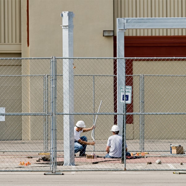 how long can i lease the temporary fence for my work site or event in Los Angeles